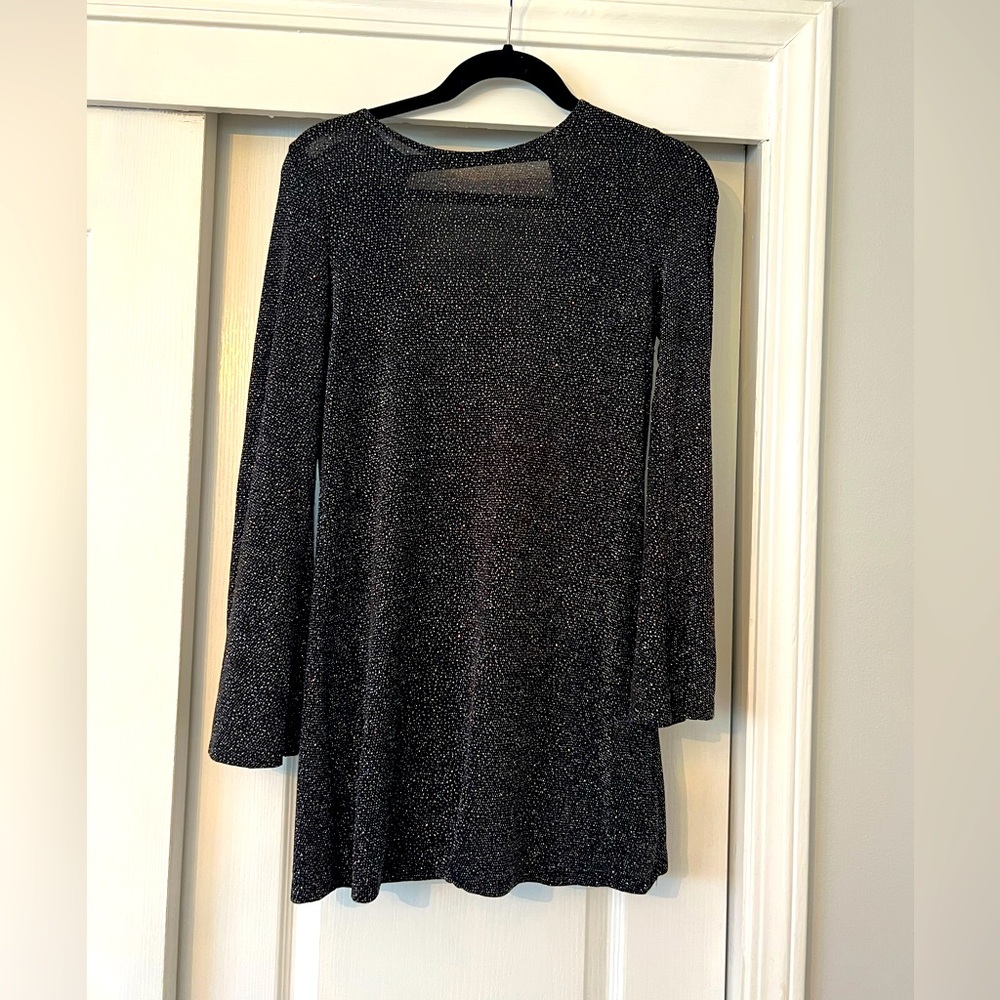 Subdued Low Back Sparkly Dress